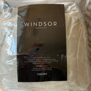 Z gallerie plush Queen duvet